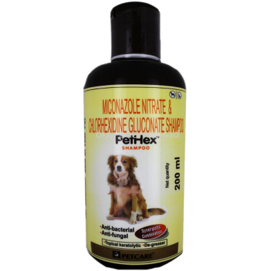 Pethex Pet Cat Dog Shampoo 200ml (Anti-fungal, Anti-Bacterial) image
