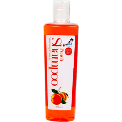 Petme Veterinary Formula Pet Shampoo - Peach Scent, Ostrich Oil Formula, Hair Nourishment, Good Smell 250ml image