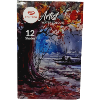 Petra Artist Water Color Set 6 ml - 12 Shades (Multicolor) image