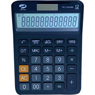 Petra PEC 12D003BK Big Size Calculator image