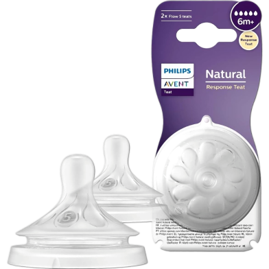 Philips Avent Natural Response Teat 6 Plus Months 5 Flow 2 Pcs image