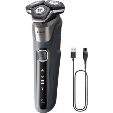 Philips S5887/10 Wet and Dry Electric Shaver with Smart SkinIQ Technology Series 5000 for Men image