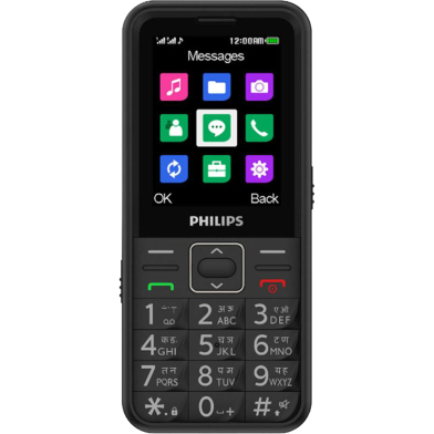 Philips Xenium E209 Multimedia Feature Keypad Mobile With Dual Sim image
