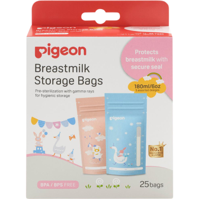 Pigeon BreastMilk Storage Bag - 25 Bags Set (180ml/each) image