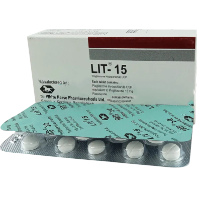 Piglit 15 mg Tablet 10's Strip image