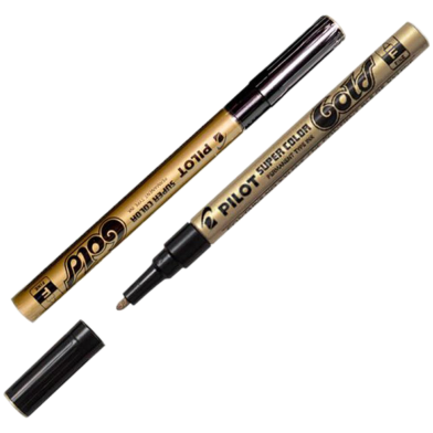 Pilot SC-G-F 'Super Colour Permanent Marker' (Golden) image