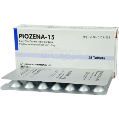 Piozena 15 mg Tablet 10's strip image