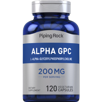 Piping Rock Alpha Gpc 200mg 120 Vegetarian Capsules - 840994147912 image