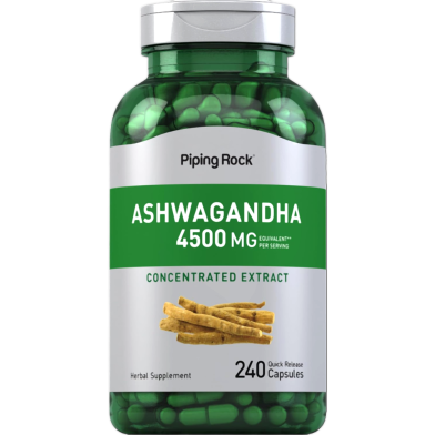 Piping Rock Ashwag and Ha 4500mg 240 Capsules - X003hyu7w3 image