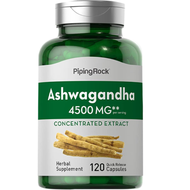 Piping Rock Ashwagandha 4500 mg - 120 Capsules -483492315 image