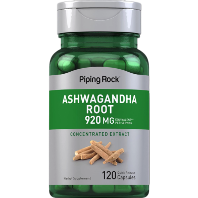 Piping Rock Ashwagandha Root 920 mg – 120 Capsules image