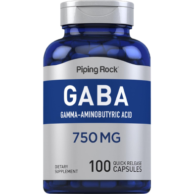 Piping Rock Gaba 750 mg 100 Capsules image