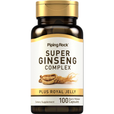Piping Rock Ginseng Complex Capsules – 100 Capsules image