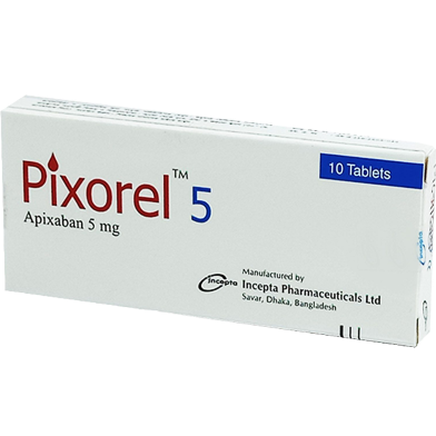 Pixorel 5 mg Tablet 10's Strip image