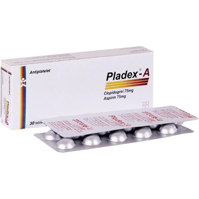 Pladex-A 75 mg Plus 75 mg 10's Strip Tablet image