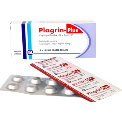 Plagrin Plus Tablet 10's Strip image