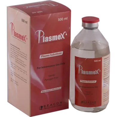 Plasmex 6 Percent, 0.9 Percent IV Infusion 500 ml Bottle image