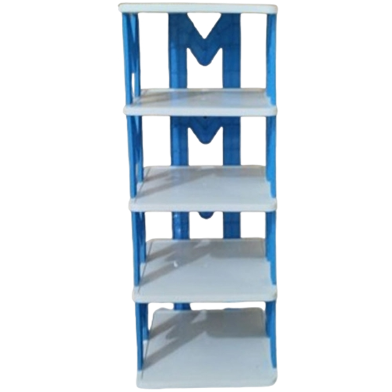 Plastic 5 Layer Multifunctional Shoe Rack image