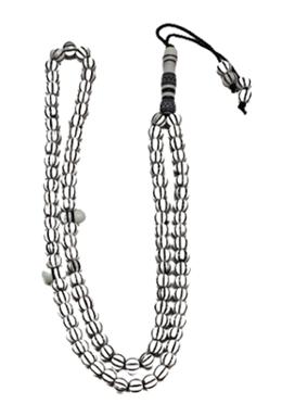 Plastic Beads Tasbih (তাসবীহ) - 102 Dana (Grey Cloud) image