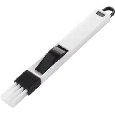 Plastic Corners And Edges Cleaning Brush For Window Frame Keyboard With Mini Dust Pan 1 Pcs image