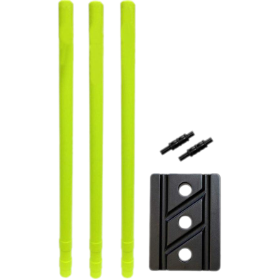 Plastic Cricket Stumps Set - Green image
