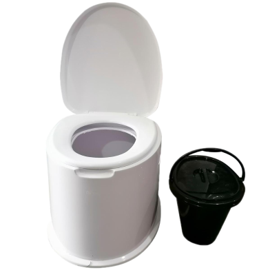 Plastic High Commode With Bucket (RFL) 1 Piece image