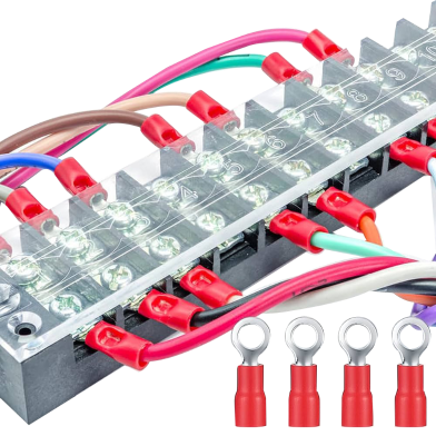 Plastic Housing 12 Position Wire Connector Barrier Terminal Block(600 ν 20A image