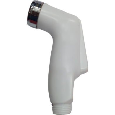 Plastic Portable Bidet Sprayer Shower, White Bidet Toilet Push Head - Multicolor image