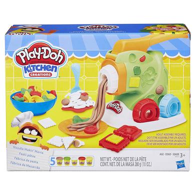Play-Doh Kitchen Creations Clay Dough Noodles Maker Play Food Set for Kids with 5 Non-Toxic Colors (677-C500) -169412458 image