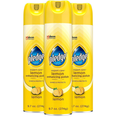 Pledge Lemon Furniture Polish 3pcs Pack 3X403 gm image