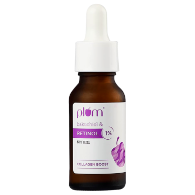 Plum 1 Percent Retinol Face Serum With Bakuchiol – 30ml image