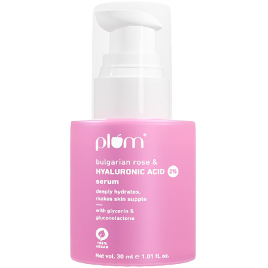 Plum 2 Percent Hyaluronic Acid Face Serum with Bulgarian Rose 30ml image