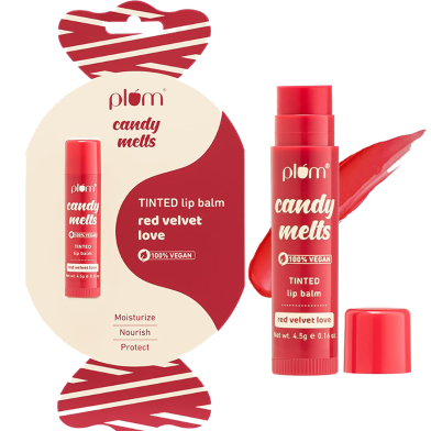 Plum Candy Melts Red Velvet Love Tinted Lip Balm 4.5 gm image