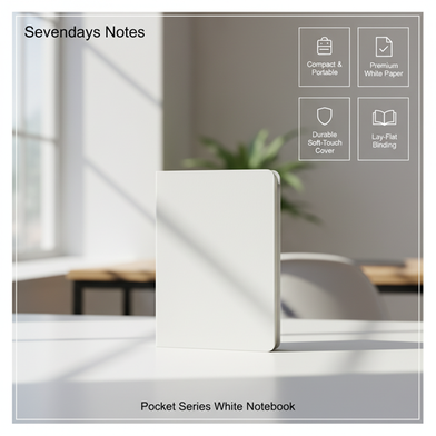 Pocket Series White Notebook Slide 2
