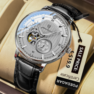 Poedagar Automatic Mechanical Watch 100 Percent Authentic Poedagar 1416B image