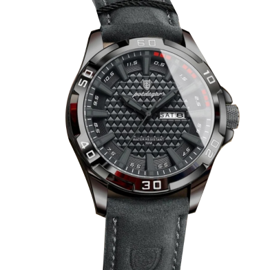 Poedagar Men’s Luxury Leather Watch Stylish Waterproof and Premium Watch 895 image