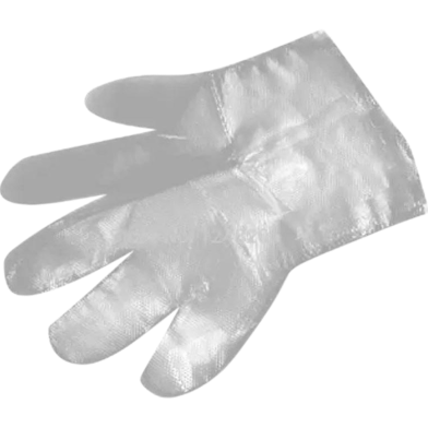 Poly Hand Gloves (100 Pcs) - 50 Pairs image