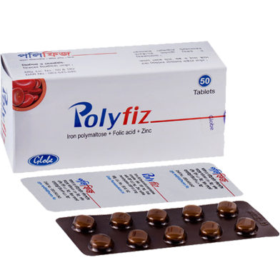 Polyfiz 47 mg Plus 0. 5 - 10's Strip Tablet image