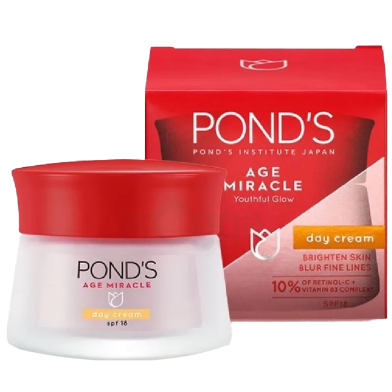 Ponds Age Miracle Youth Glow Day Cream Used For Male Female 45 gm image
