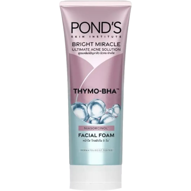Pond's Bright Miracle Ultimate Acne Solution THYMO-BHA Facial Foam - 90 gm image