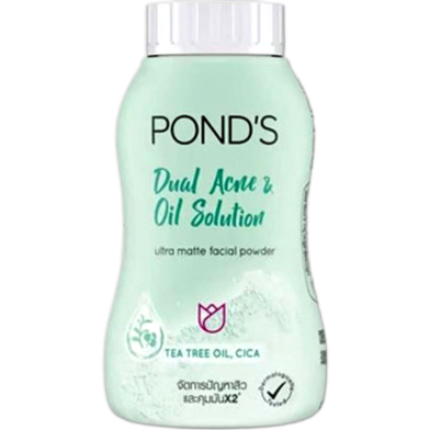 Pond's Dual Acne And Oil Solution Ultra Matte Facial Powder 50 gm image