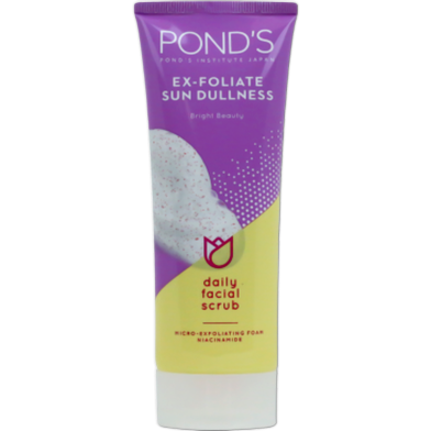 Pond's Ex Foliate Sun Dullness Daily Facial Scrub 100gm image