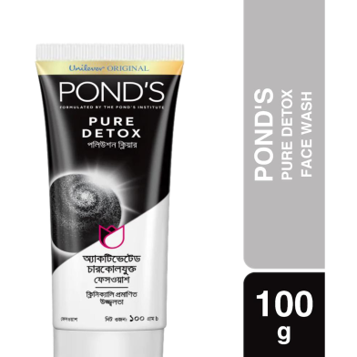 Ponds Face Wash Pure Detox 100 Gm image