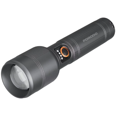Porodo Lifestyle Lumalite 1200 Rechargeable Flashlight - Gray image