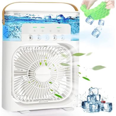 Portable Air Conditioner Fan, 5 in 1 Air Cooling Fan with Ice Tray,Timming Evaporative Air Cooling Fan with 7 Colors Light 5 Sprays 3 Speeds,Ac Fan -6975003698551 image