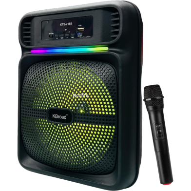 Portable Bluetooth Speaker with Microphone – Karaoke Party Speaker image