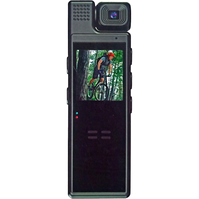 Portable Body Camera 180 Degree Rotating Lens Night Vision image