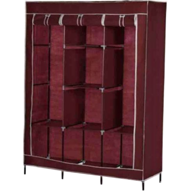 Portable Canvas China Wardrobe Fabric Wardrobe Alna image