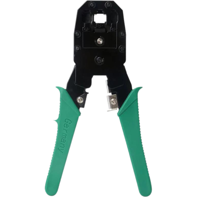 Portable Ethernet Network Wire Cable Crimper Yellow Crimping Pliers Hand Tool Punch Cutting Stripper_Bosi Crimper Tools TL- 315 image