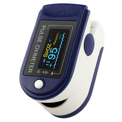 Portable Finger Oximeter Oxygen Saturation Blood Oxygen Monitor Finger Clip Heart Rate Monitor Pulse Oximeter Oximeter image